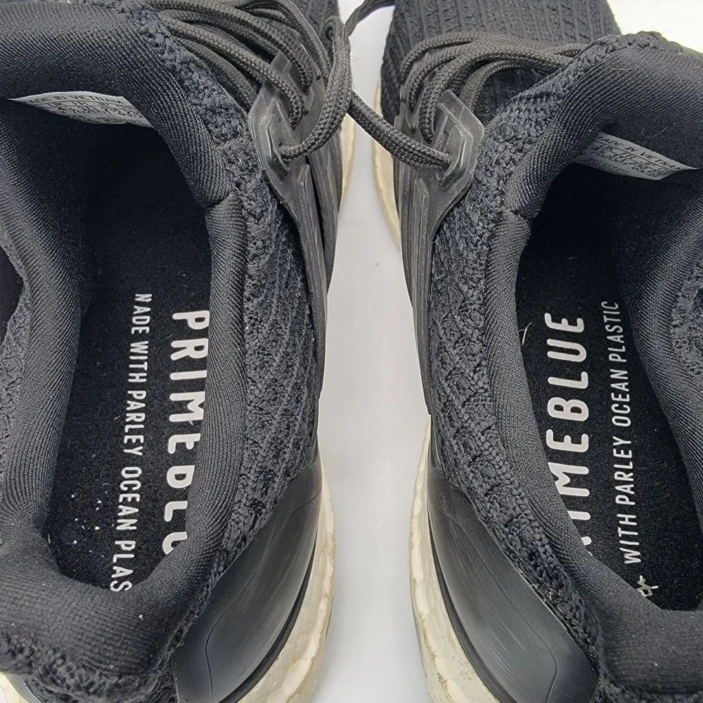 Adidas UltraBoost 4.0 DNA Womens 6 Black Running Shoes Primeblue - FV9123